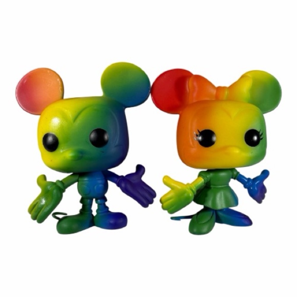 Funko Disney Mickey and Minnie Rainbow loose Funko Pop! Vinyl Figure